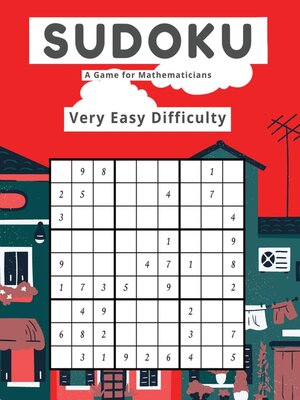 cover image of Sudoku a Game for Mathematicians Very Easy Difficulty